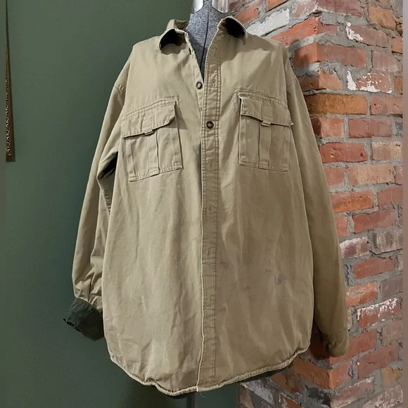 Arrow Men's Khaki Shirt Jacket - Picture 1 of 4